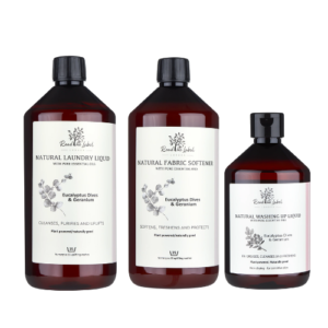 清潔三重奏｜尤加利×天竺葵｜洗衣精+柔軟精+洗碗精 英國 Vanilla Blanc｜Read the Label