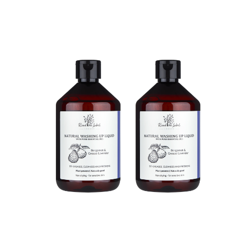 天然洗碗精｜佛手柑薰衣草雙重禮盒裝｜500mlx500ml 英國 Vanilla Blanc｜Read the Label