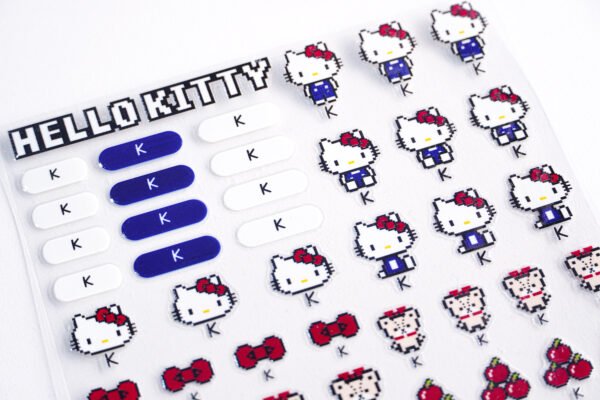 Hello Kitty 數碼系列三麗鷗水晶姓名貼實品照