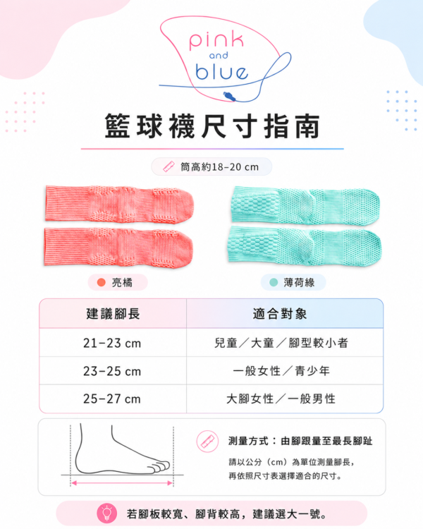 pink and blue 籃球襪|中筒運動襪 亮橘/薄荷綠|透氣彈性運動襪|商品細節圖 pink and blue 籃球襪|中筒運動襪 亮橘/薄荷綠|透氣彈性運動襪 商品細節圖