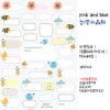 現貨小花蜜蜂 A5 空白防水貼紙|BEE-A5-2 商品主圖 pink and blue 小花蜜蜂 A5 空白防水貼紙,無姓名現貨款,共 36 張