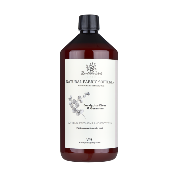 英國 Read the Label 天然衣物柔軟精 尤加利天竺葵 1000ml