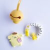 布丁狗 Pompompurin 固齒器奶嘴鏈套組｜客製英文名字・禮盒加購