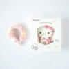 Hello Kitty 固齒器奶嘴鏈套組－9顆 fufu 雛菊 盒，客製名字示意