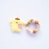 布丁狗 Pompompurin 固齒器奶嘴鏈套組｜客製英文名字・禮盒加購