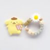 布丁狗 Pompompurin 固齒器奶嘴鏈套組｜客製英文名字・禮盒加購