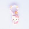 Hello Kitty 固齒器奶嘴鏈套組－RURU 獅子款，客製英文名字示意