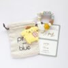 布丁狗 Pompompurin 固齒器奶嘴鏈套組｜客製英文名字・禮盒加購