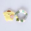 布丁狗 Pompompurin 固齒器奶嘴鏈套組｜客製英文名字・禮盒加購