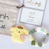 布丁狗 Pompompurin 固齒器奶嘴鏈套組｜客製英文名字・禮盒加購