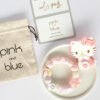 Hello Kitty 固齒器奶嘴鏈套組－yunnu 星星 熱氣球 雲 袋 卡，客製名字示意