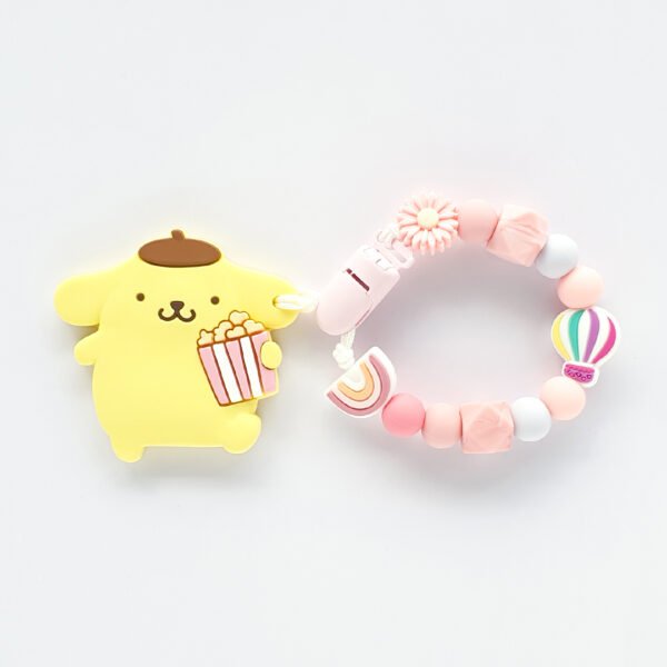 布丁狗 Pompompurin 固齒器奶嘴鏈套組｜客製英文名字・禮盒加購