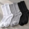 cotton-ribbed-crew-socks-07-scene 柔棉日常羅紋中筒襪|基本百搭・同色5雙入