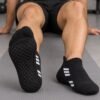 cushioned-sport-ankle-socks-6-pack-05-scene pink and blue 避震設計隱形運動襪 6雙入|BCI棉紗透氣短襪|黑/白可選