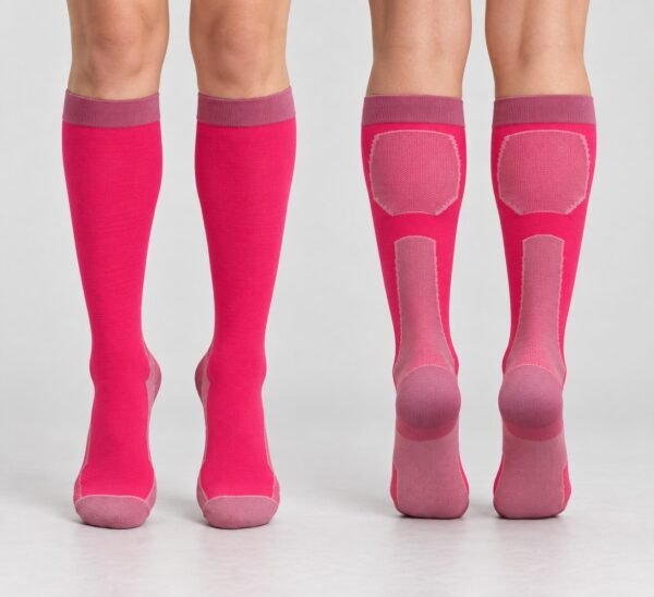 high-stretch-support-knee-high-socks-08-pair 高彈支撐機能長襪|分區包覆・1雙入