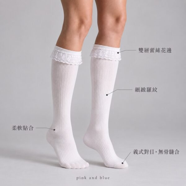 lace-crew-socks-02-features 蕾絲中筒襪|黑白蕾絲花邊,制服與日常都好搭