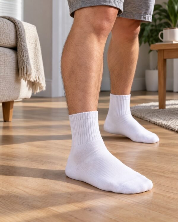 lightweight-comfort-ankle-socks-06-scene 輕盈舒適短襪|棉混紡・同色5雙入