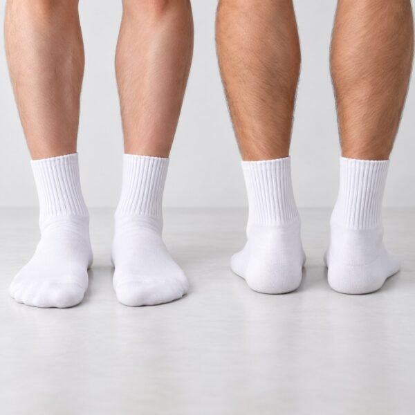lightweight-comfort-ankle-socks-08-pair 輕盈舒適短襪|棉混紡・同色5雙入