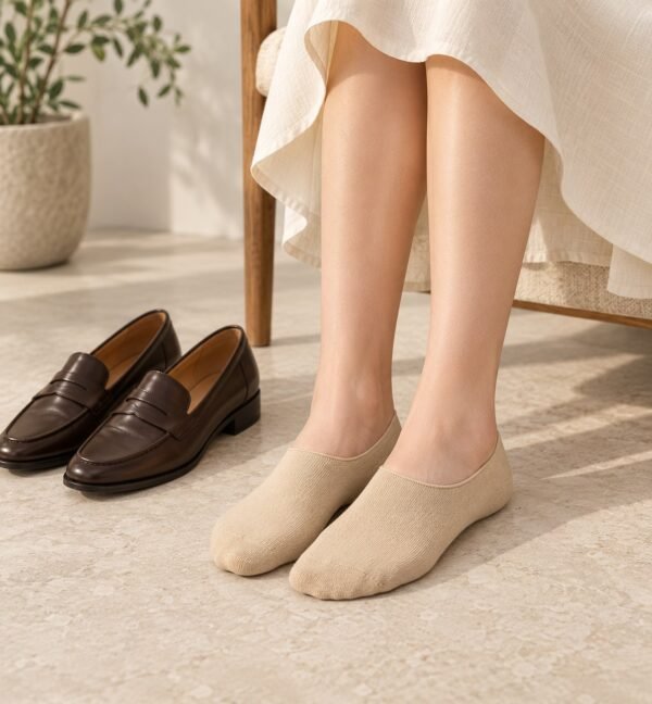 stretch-no-show-liner-socks-06-scene 高彈力隱形船襪|低口防滑・6雙入