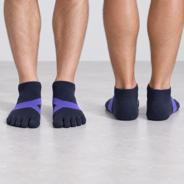 toe-grip-socks-06-pair 五指防滑運動襪|分趾止滑矽膠 透氣機能襪 登山健身 - pink and blue